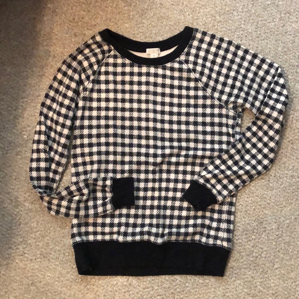 J crew pattern sweater top